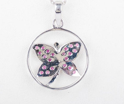 Silver Papilio Butterfly Pendant