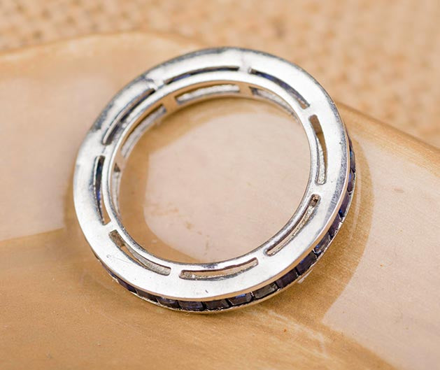 Sapphire Thumb Ring