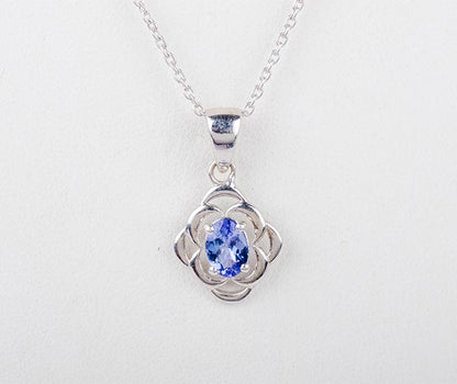 Silver Tanzanite Pendant