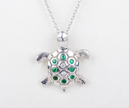 Silver Turtle Dream Pendant