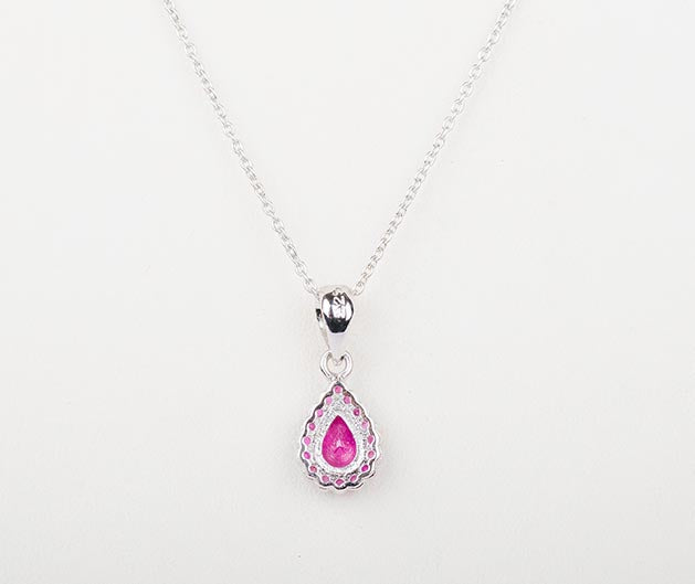 Silver Poppy Pendant