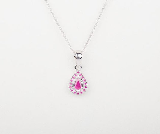 Silver Poppy Pendant