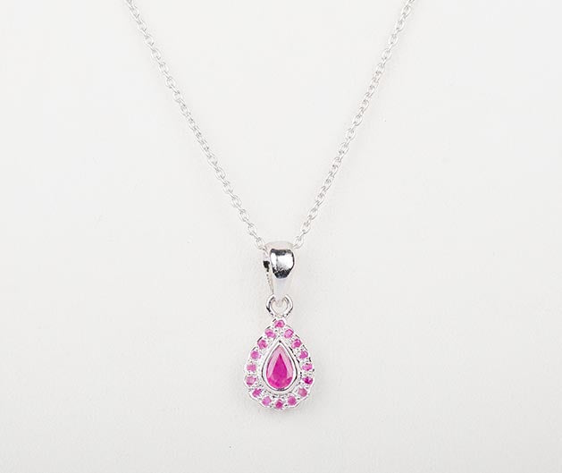 Silver Poppy Pendant