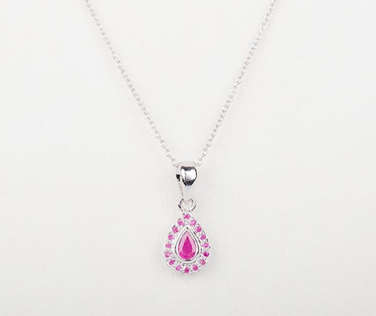 Silver Poppy Pendant